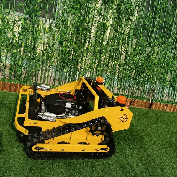 Wireless Crawler Grass Trimmer Made by Vigorun Tech, Vigorun Remote Controlled Rubber Track Lawn Mower Trimmer for Sale photo-3