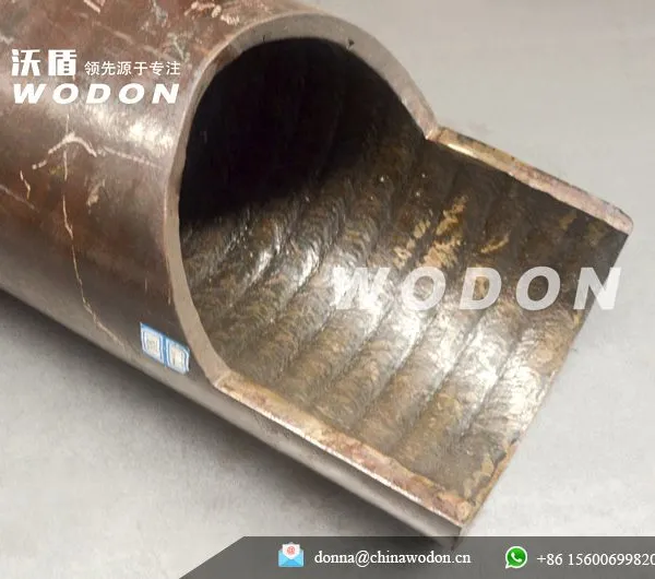 Wodon Wear Resistant Bimetal Pipe and Fitting With Chrome Carbide Coated Harden Pipe photo-4