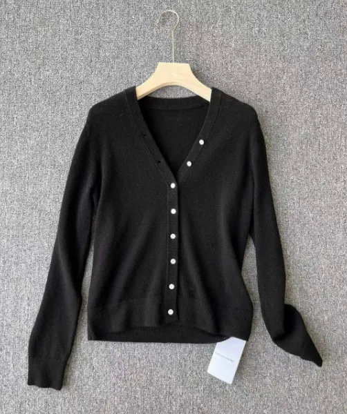 OEM 100% Cashmere Sweaters Cardigans photo-4