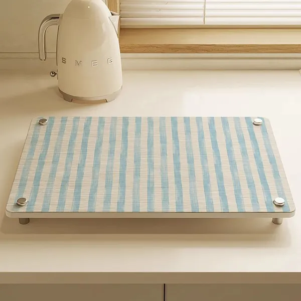 Sheenyoo Absorbent and Quick Drying Custom Printing Diatomite Stone Drying Mat for Kitchen Counter photo-4