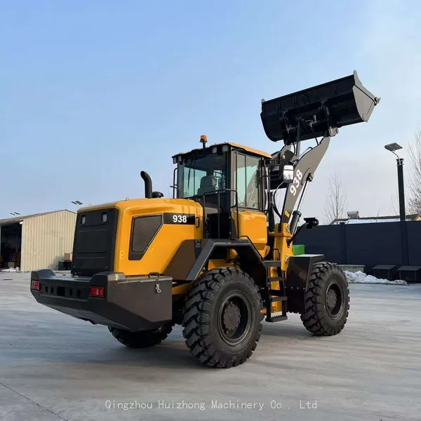 Chinese Wheel Loader Hzm936 3.5ton Mulcher Articulated Machinery Front Small Mini Wheel Loaders Differential With Attachments photo-3