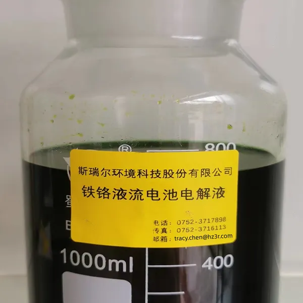 Iron-chromium Liquid Flow Battery Electrolyte