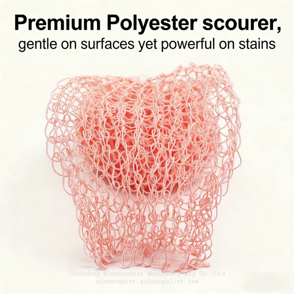 Kitchen Cleaning Ball Natural 100% Polyester Dish Scrubber photo-4