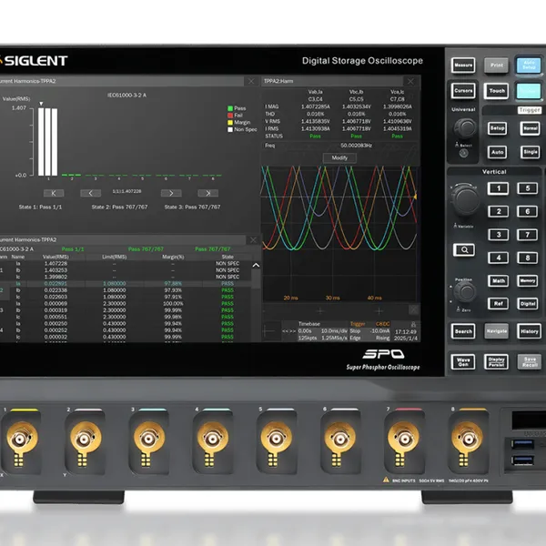 SIGLENT SDS5108X HD/SDS5058X HD/SDS5038X HD Series Digital Storage Oscilloscope