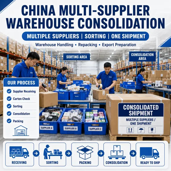 China Supplier Goods Collection and Warehouse Consolidation Service photo-3
