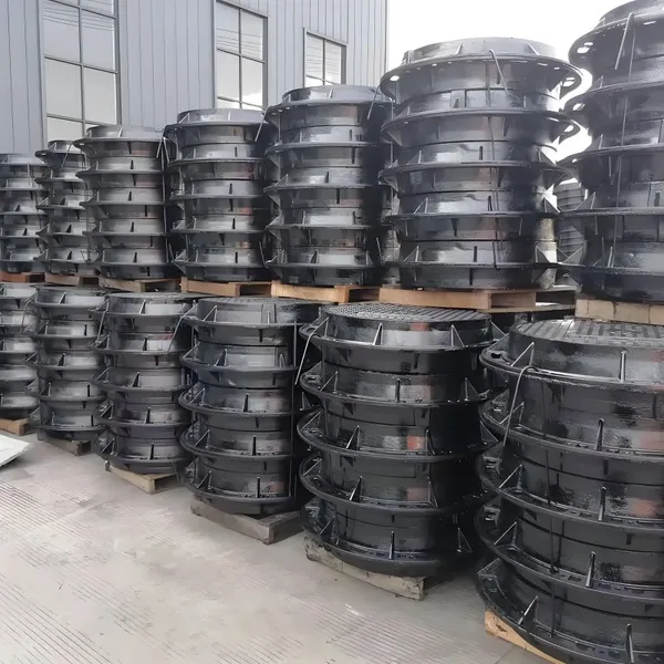 Wear-Resistant Ductile Iron Manhole Covers for Industrial Zone and Commercial Building Drainage photo-3