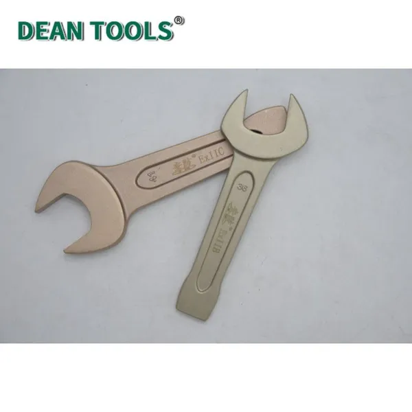 Non Sparking Striking Open End Wrench,Secure-Grip,Aluminum Bronze,Safety-Critical photo-4
