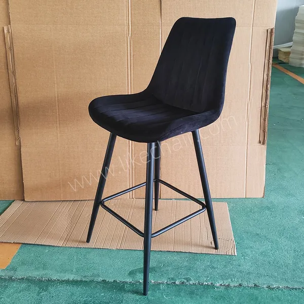 Cheap Bar Chair Furniture Kitchen Stools High Bar Chair Luxury Modern Safety Classic Leather Stools Chair Bar photo-2