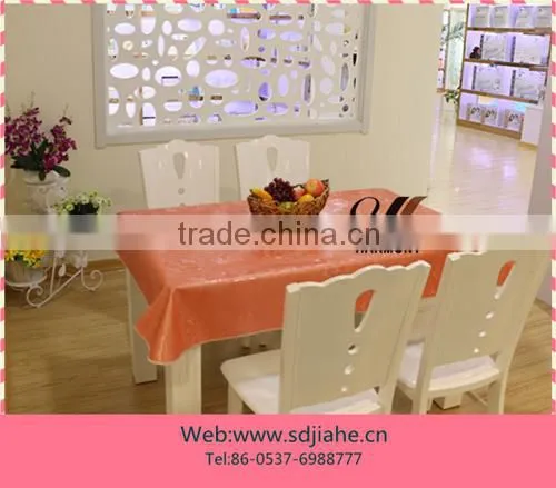 PVC/PEVA Lace Tablecloth With Flannel Backing, High Quality & Waterproof & Oil Proof photo-2