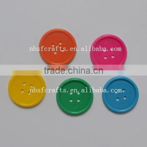 4 Hole Multicolor Kid Plastic Sewing Button for Kids Clothing photo-4