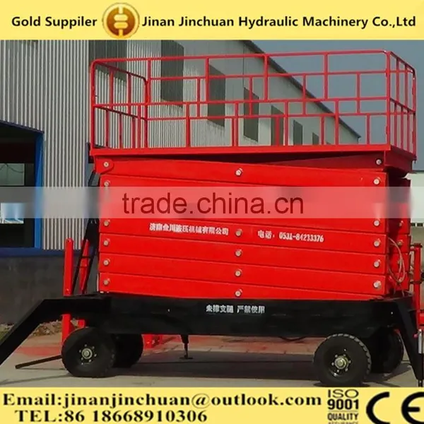 500kg Used 4 Post Car Lift For Sale Mobile Hydraulic Car Lift photo-4