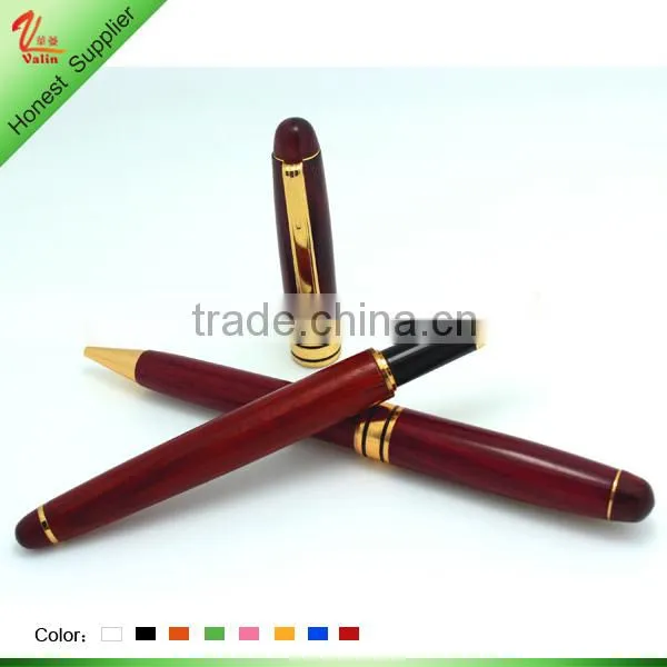 New Arriving Hot Sale High Quality Rose Promotional Wood Ball Point Pen