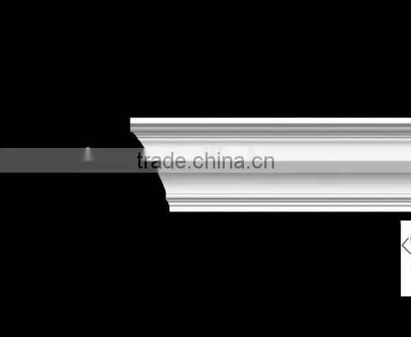 High Quality PU Plain Cornice Mouldings For Ceiling Cornice Design photo-2