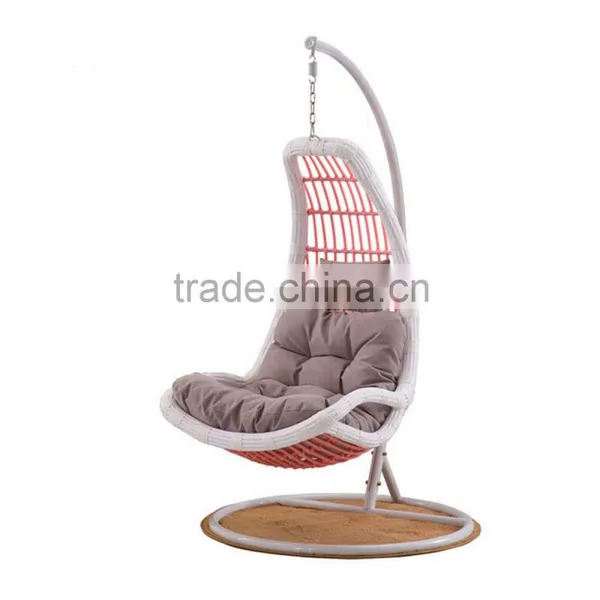All Weather Wicker Rattan Hanging Helicopter Swing Chair Parts Bamboo Swing Chair photo-3
