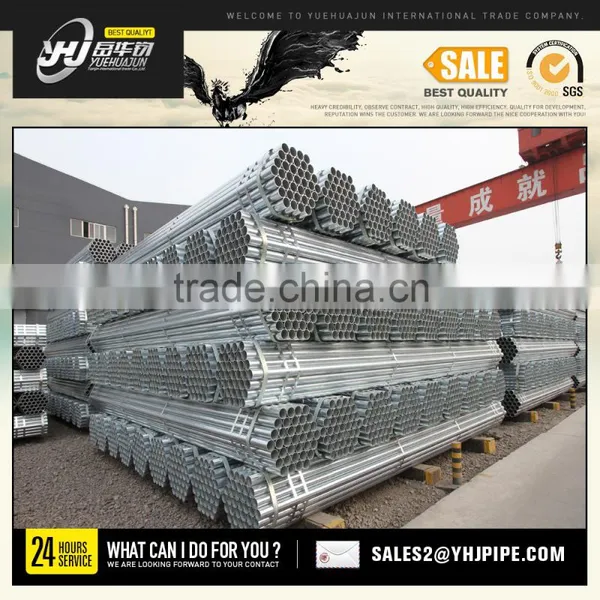 Pipes Hot Dipped Galvanized Steel Pipe/2016 Hot Dip Galvanized Seamless Round Steel Pipe photo-4