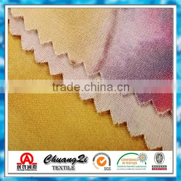 100 % Printed Viscose Rayon Challis Grey Fabric Wholesaler 68*68 photo-3
