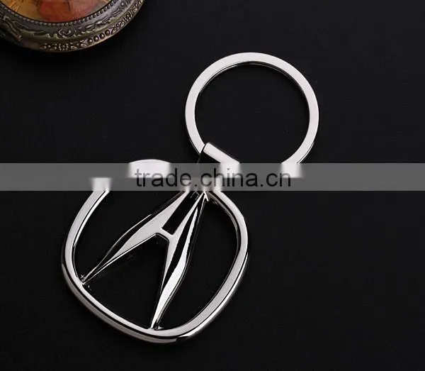 New Custom Metal Car Logo Brand Shape Keyring Keychain for Car photo-6