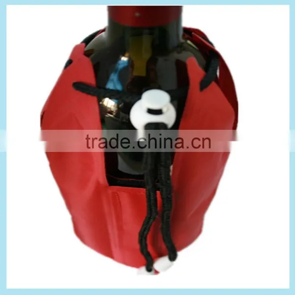 High Quality Neoprene Wine Bottle Cooler Wine Freezer Bag With Drawstring photo-4