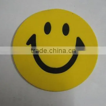 Smile Face Soft PVC Coaster photo-2
