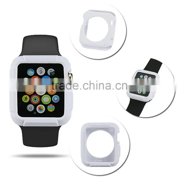 2015 Hot Selling Factory Price High Quality Colorful Design Waterproof Protective Case Cover for Apple Watch 38mm&42mm Accessory photo-6