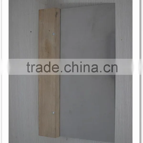 Stainless Steel Blade Scraper With Wooden Handle / Quadrate Blade photo-3