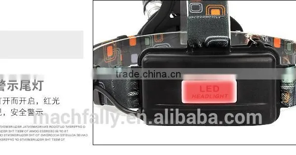 Hotsale 3t6 Headlamp High Power 18650 Powered Rechargeable Led Headlight For Outdoor Sports photo-6