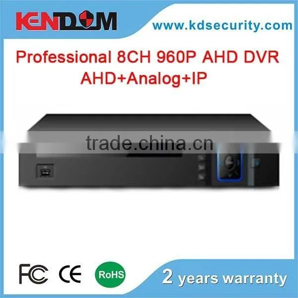 2015 New Product Professional AHD DVR 8CH 960P Full HD AHD CCTV DVR For Home Security System