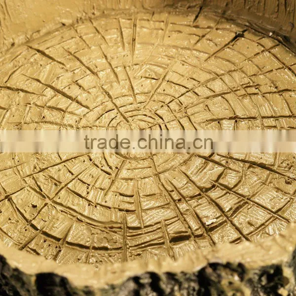 Best Promotion Brown Color 10.5*2.5cm Reptile Tortoise Water Dish Food Bowl Toy For Amphibians Gecko Snakes Lizard photo-5