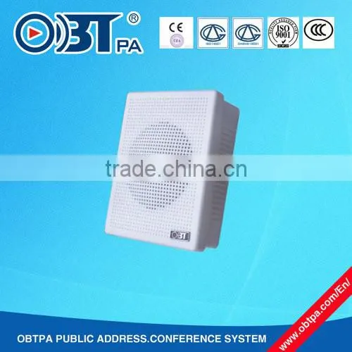 OBT-420 Wall Mounted Mini Speakers 5W, 100v Wall Mounted Loundspeaker