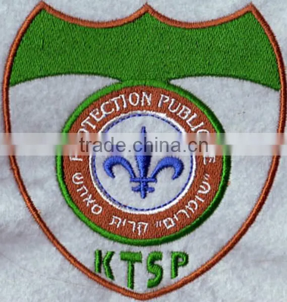 2016 Hot Sale Cheap Embroidery Shield Badge Woven Patches