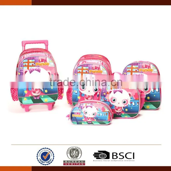 Hot Sale EVA Cartoon School Trolley Bags for Girls photo-5