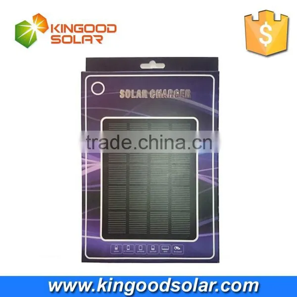 Paper Solar Panel Charger 3W Solar Panel Charger With 8pcs Led Lights photo-2