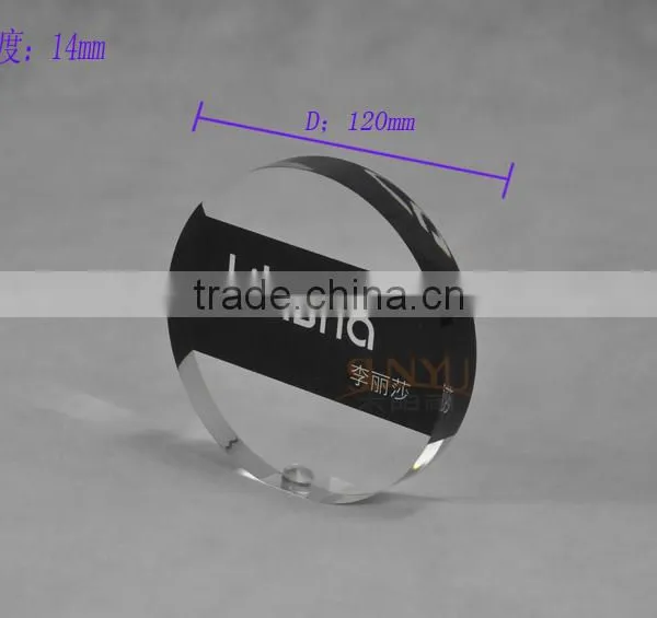 Custom Clear Round Acrylic Awards With Printing photo-4