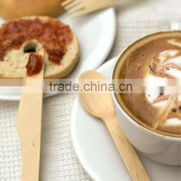 High Quality 16cm Reusable Wooden Cutlery photo-2