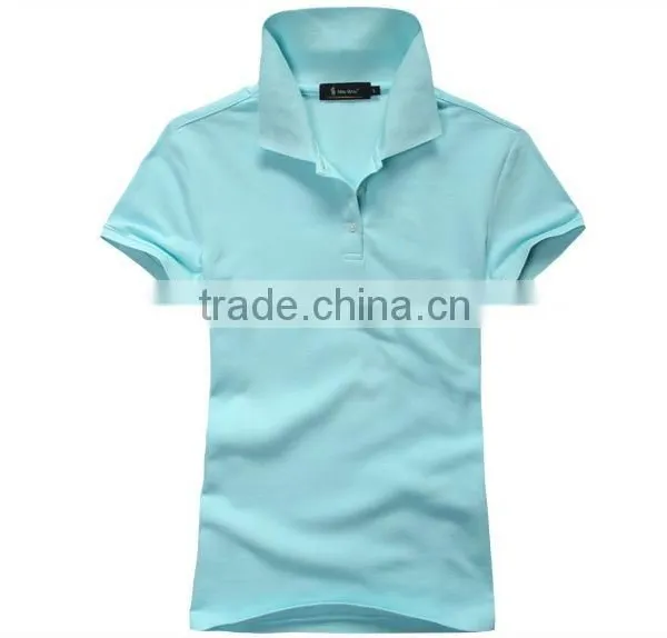 Wholesale China Bulk Plain Cotton Formal Short Sleeve Polo Shirts photo-5