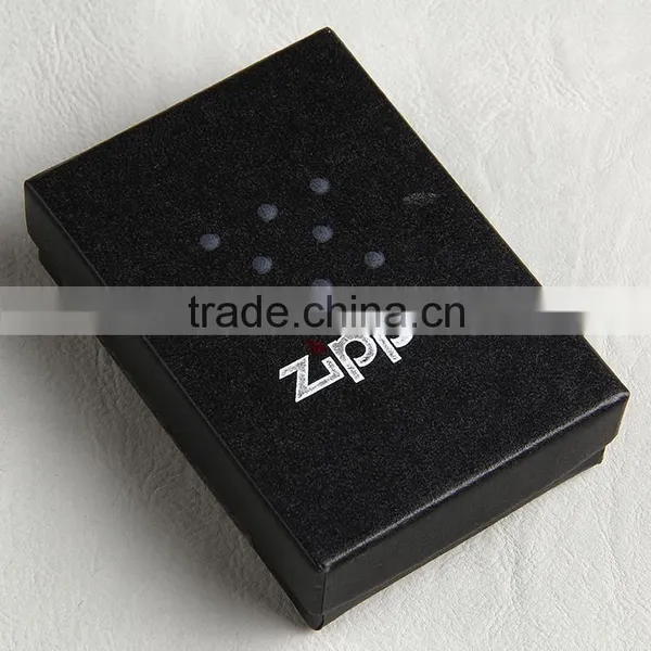 Zippo Brand Packaging Box Made by Black Matte Paper Board for Light of Cigarette Smoking photo-2