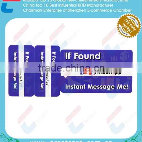 Custmized Die Cut Plastic Combo Card + 2 Key Tags photo-3