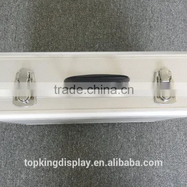 High Quality Exquisite Standard Convenient Aluminum Catalogue Shelf Model FT With Acrylic or Wooden Tray photo-5