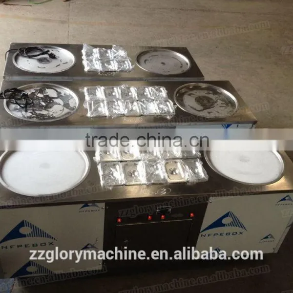 Big Ice Pan Double Pan Fried Ice Cream Machine photo-3