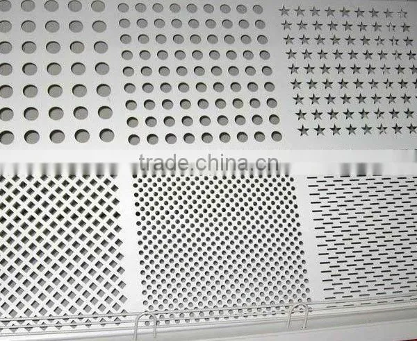 different shapes decorative punching hole meshes