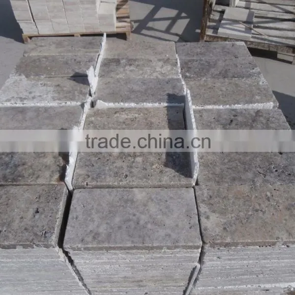 Silver Travertine Tiles From Turkey photo-3