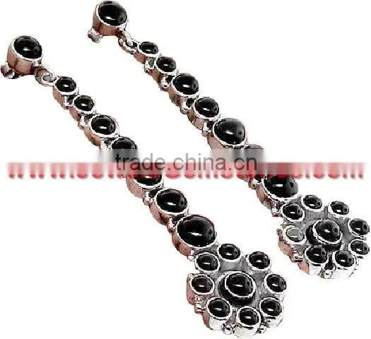 Wholesale 925 Sterling Silver Marcasite Ruby Jewelry K1446, Gold Earrings photo-5