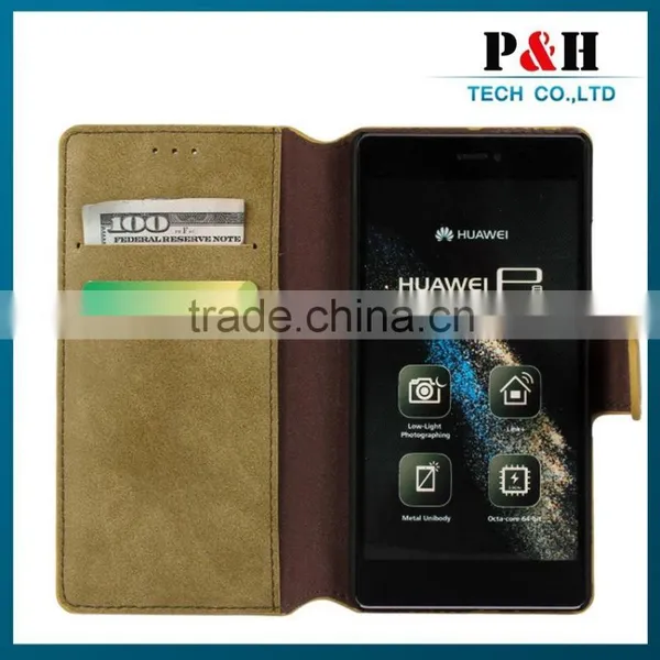 High Quality Leather Case for Huawei P7 photo-3
