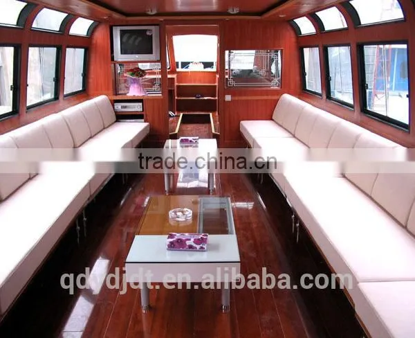 17.7m X3.99mx1.4m Fiberglass 63 Seats Passenger Ferry Boat photo-4