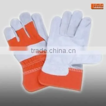 Blue Grain Leather Working Gloves photo-3