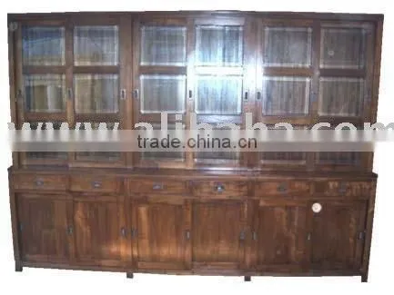 Lawyer Cabinet 6 Bevel Glass Doors