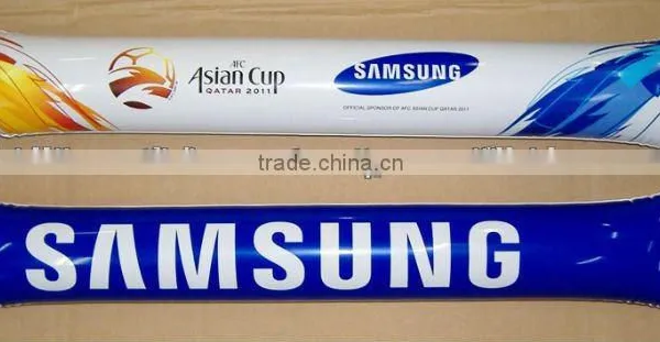 Inflatable Cheering Stick Balloon Noise Maker Bang Stick in Full Color Printing