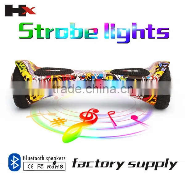 HX Two Wheels Electric Mobility Self-balancing Scooter With LED Light photo-4