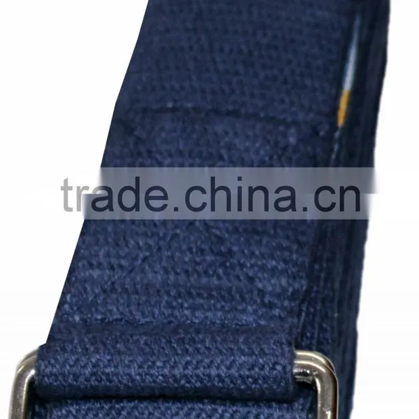 Yoga Accessories Adjustable Metallic Buckles Cotton Yoga Belt photo-3