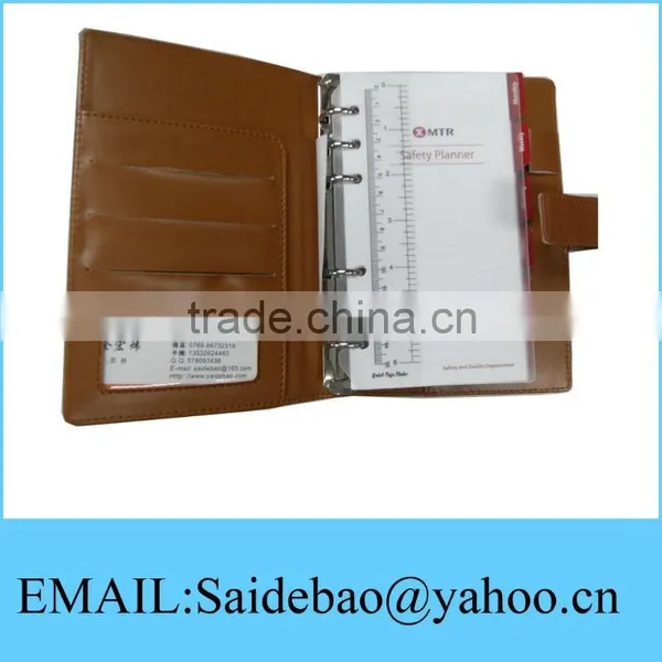 2016hot Selling Organizer Notebook Leather Notebook Custom Notebook photo-3